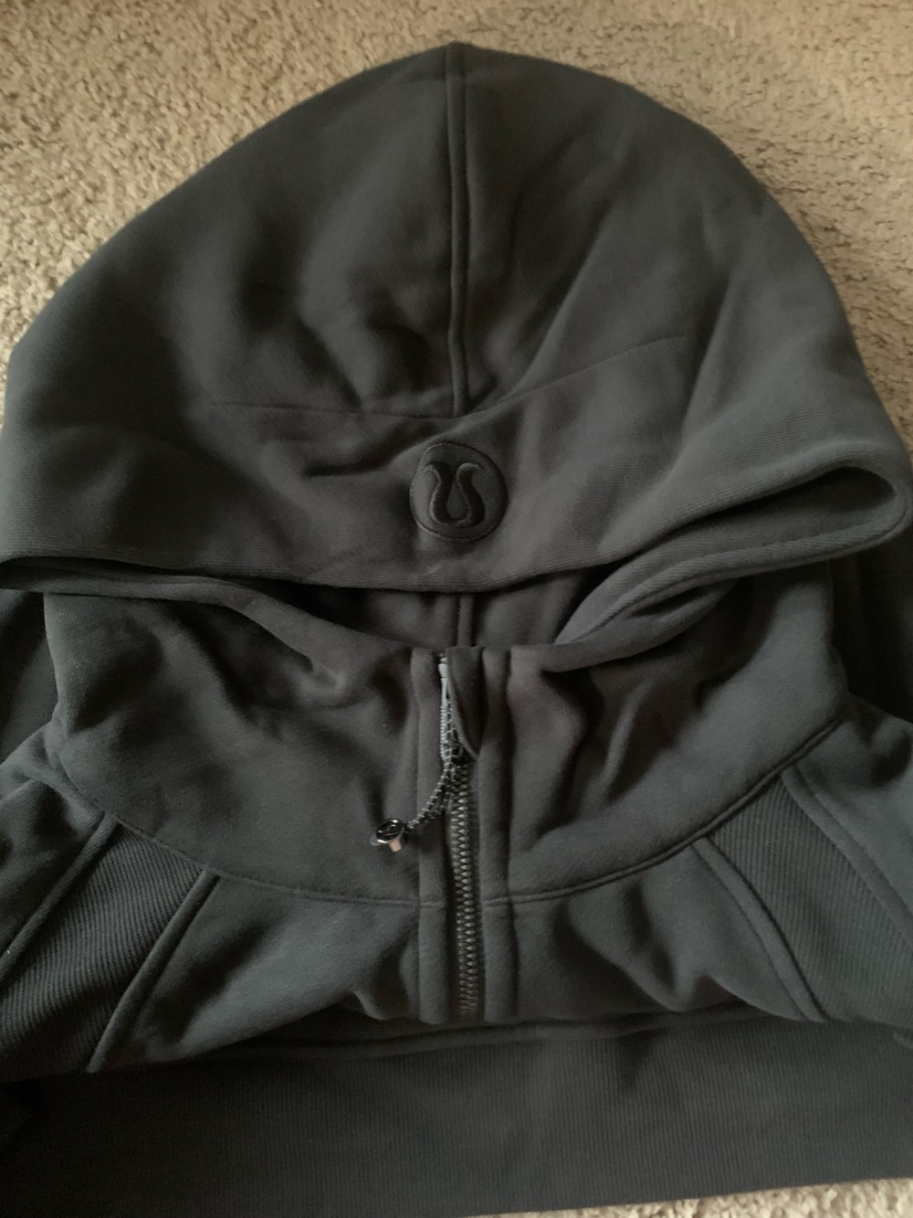 lululemon Women’s Black Half-Zip Pittsburgh Steelers Hoodie - SIZE XL/XXL - Picture 4 of 5
